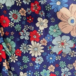 Blackbird fabrics floral silk fabric